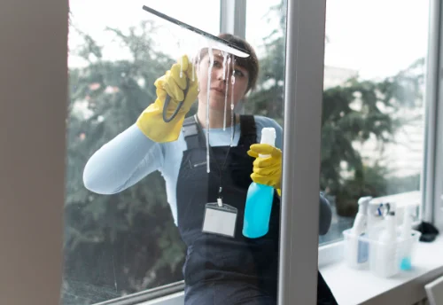 Nettoyage de vitres intérieures et extérieures à Triaize